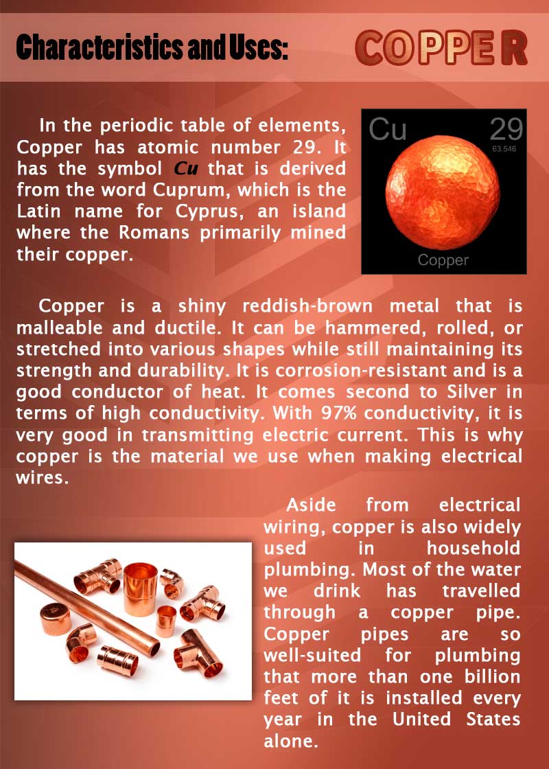 Copper Characteristics and Uses page 2 web